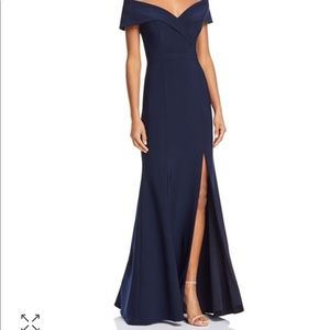 Black off the shoulder dress